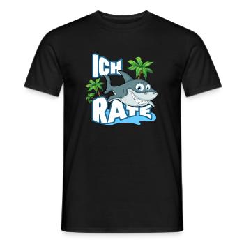 Ich Hai Rate - ich heirate Junggesellenabschied - Männer T-Shirt - Schwarz - Vorne - AI Model Male 178 light (178cm)