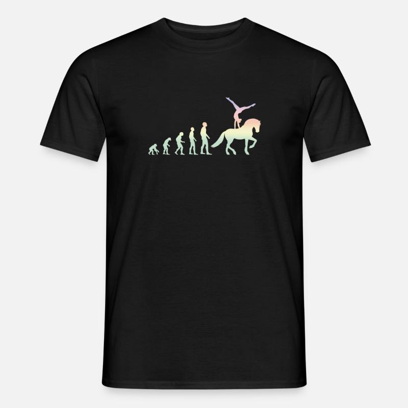 École d'équitation Volti Evolution - T-shirt homme - noir