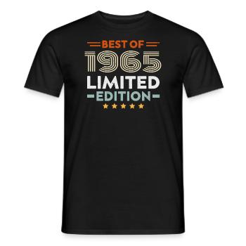 Retro 1965 Vintage Geschenk 59. Geburtstag 59 Jahre - Männer T-Shirt - Schwarz - Vorne - AI Model Male 178 light (178cm)