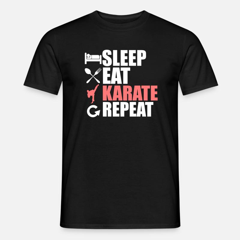 Karate - Männer T-Shirt - Schwarz
