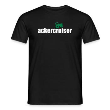 Ackercruiser - Männer T-Shirt - Schwarz - Vorne - AI Model Male 178 light (178cm)