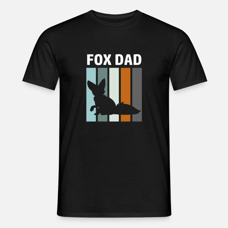 Fox Fox Owner Fox Dad - Men’s T-shirt - black