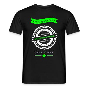 Anlagenmechaniker - Männer T-Shirt - Schwarz - Vorne - AI Model Male 178 light (178cm)