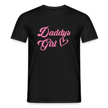 Daddys Girl Tochter Geschenk - Männer T-Shirt - Schwarz - Vorne - AI Model Male 178 light (178cm)