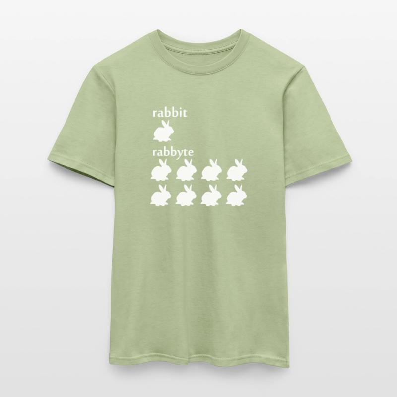 Programmierer Informatiker byte Rabbit Geschenk Männer T-Shirt