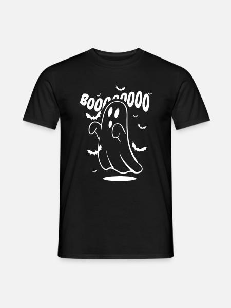 Boo halloween, funny ghost, Boo Boo - Men's T-Shirt - black