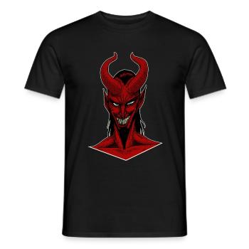 DAEMON - Men's T-Shirt - black - Front - AI Model Male 178 light (178cm)