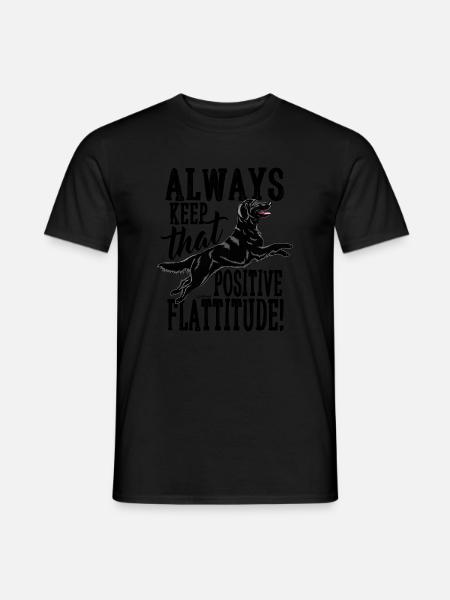 Flatti Always Positive B2 - Men's T-Shirt - black