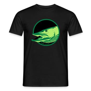 Pike - Men's T-Shirt - black - Front - AI Model Male 178 light (178cm)
