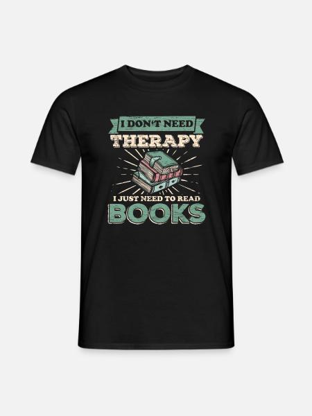 books - Men's T-Shirt - black