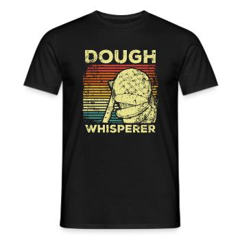 Boulangerie pâte pain - T-shirt homme - noir - Devant - AI Model Male 178 light (178cm)