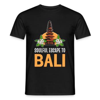 Bali - Männer T-Shirt - Schwarz - Vorne - AI Model Male 178 light (178cm)
