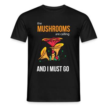 Cueilleur de champignons - T-shirt homme - noir - Devant - AI Model Male 178 light (178cm)