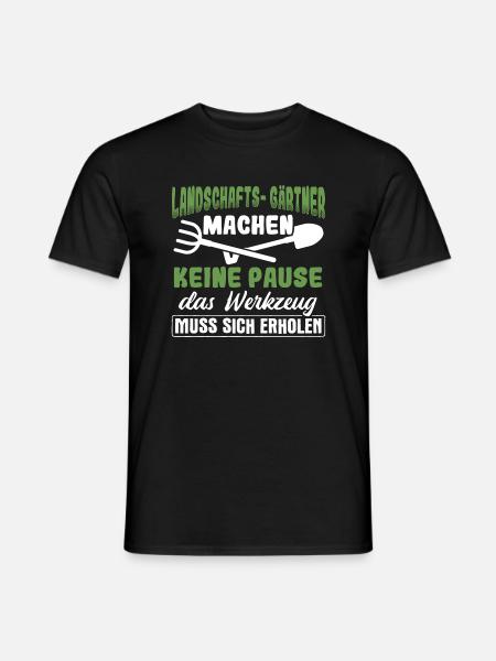 Garten Gärtner Galabau - Männer T-Shirt - Schwarz
