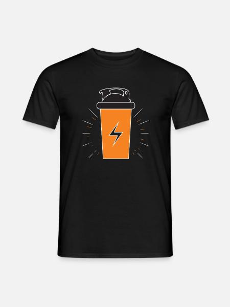 Protein Shaker - Men's T-Shirt - black