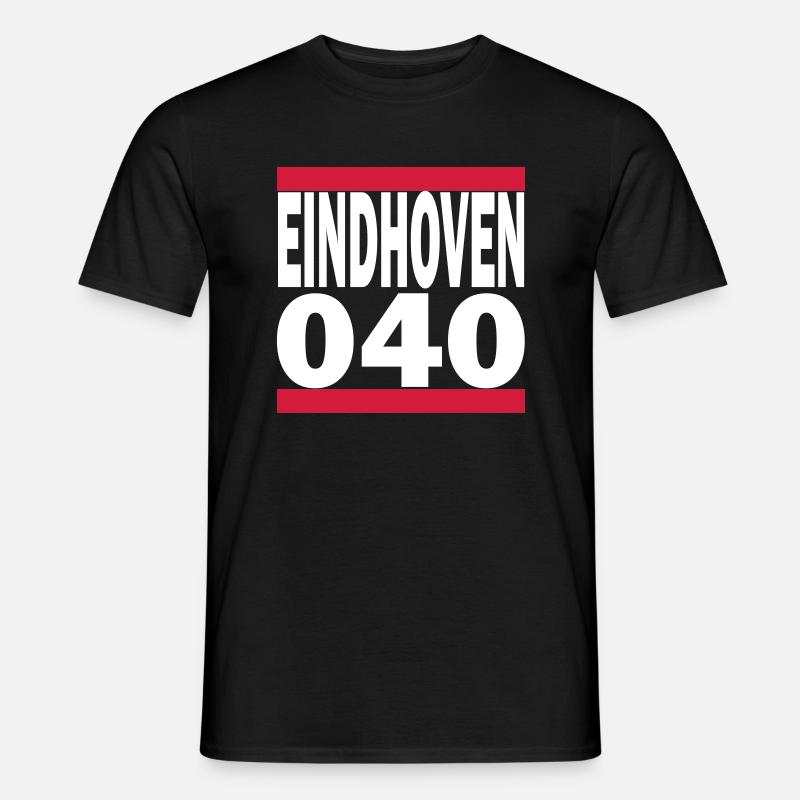 Eindhoven - Männer T-Shirt - Schwarz