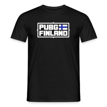 PUBG Finland weiß - Männer T-Shirt - Schwarz - Vorne - AI Model Male 178 light (178cm)