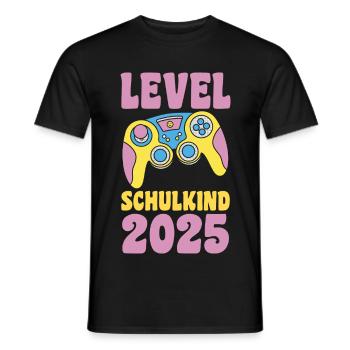 Kita Abschied Erste Klasse Einschulung 2025 - Männer T-Shirt - Schwarz - Vorne - AI Model Male 178 light (178cm)