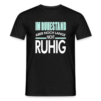 Retirement retirement retiree retirement gift - Men's T-Shirt - black - Front - AI Model Male 178 light (178cm)