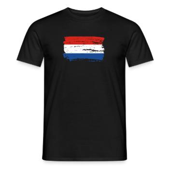Netherlands Oranje - Men's T-Shirt - black - Front - AI Model Male 178 light (178cm)