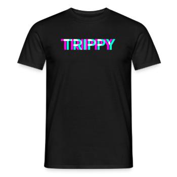 Techno Raver Retro EDM Raver - T-shirt homme - noir - Devant - AI Model Male 178 light (178cm)