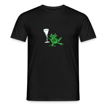 Grenouille / grenouille - T-shirt homme - noir - Devant - AI Model Male 178 light (178cm)