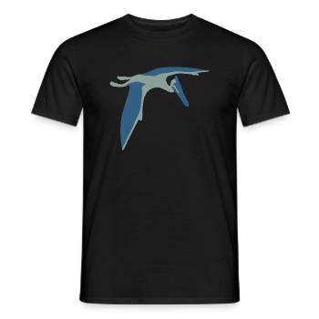Quetzalcoatlus Dinosaur Dino T-Shirt Enfant - T-shirt homme - noir - Devant - AI Model Male 178 light (178cm)