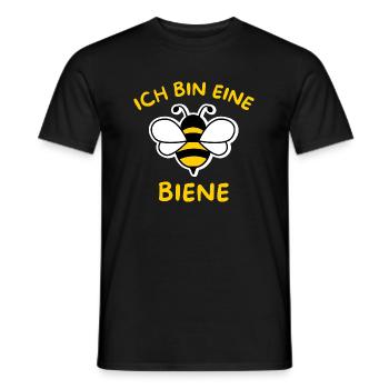 Ich Bin Eine Biene Kostüm Karneval - Männer T-Shirt - Schwarz - Vorne - AI Model Male 178 light (178cm)