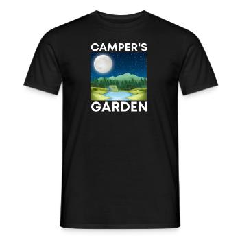 Campers Garden - Men's T-Shirt - black - Front - AI Model Male 178 light (178cm)