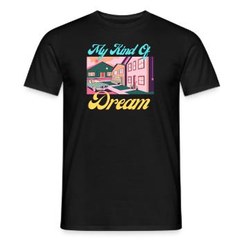 My Kind of Dream - Männer T-Shirt - Schwarz - Vorne - AI Model Male 178 light (178cm)