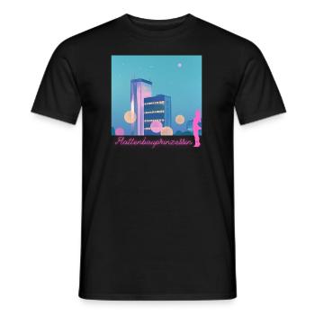 Prefabricated Building Princess - Men's T-Shirt - black - Front - AI Model Male 178 light (178cm)