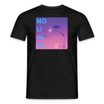 No limits - Männer T-Shirt - Schwarz - Vorne - AI Model Male 178 light (178cm)