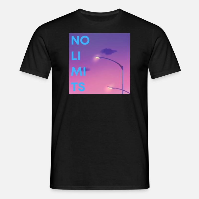 No limits - Männer T-Shirt - Schwarz