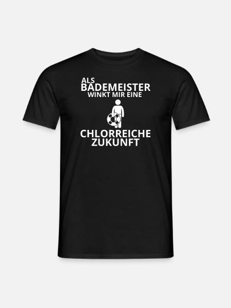 Bademeister - Männer T-Shirt - Schwarz