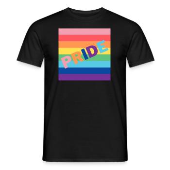 Pride - Men's T-Shirt - black - Front - AI Model Male 178 light (178cm)
