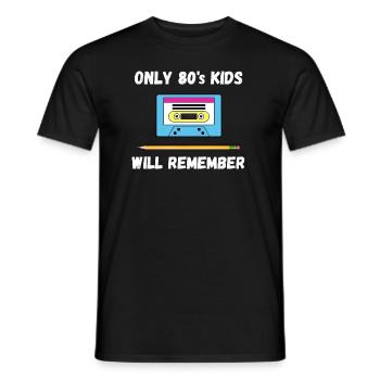 Stift Kassette - Männer T-Shirt - Schwarz - Vorne - AI Model Male 178 light (178cm)