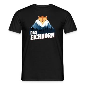 Das Eichhorn - Männer T-Shirt - Schwarz - Vorne - AI Model Male 178 light (178cm)