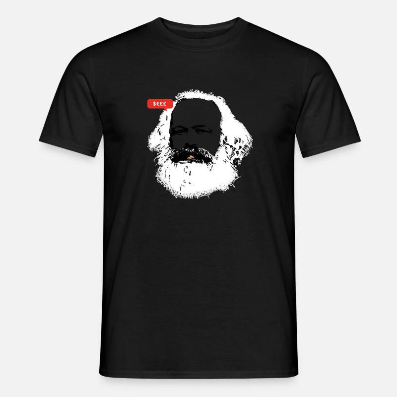 Karl Marx - Männer T-Shirt - Schwarz
