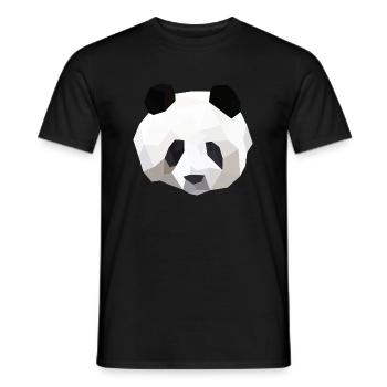 panda - T-shirt homme - noir - Devant - AI Model Male 178 light (178cm)