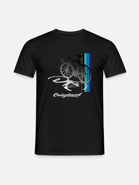 Vélo de course Vintage Design - T-shirt homme - noir