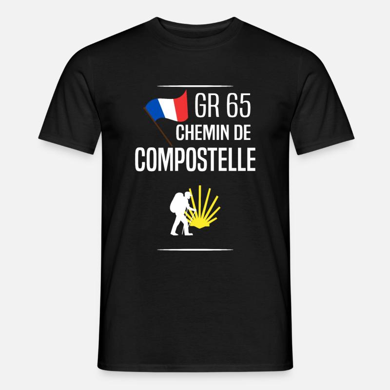Compostela path - Men’s T-shirt - black