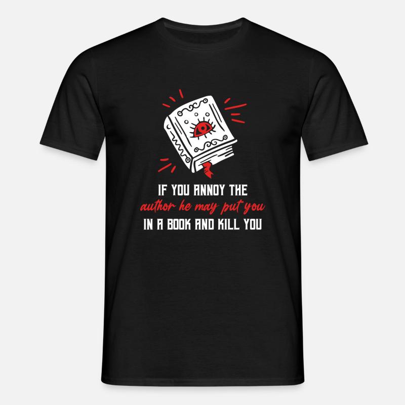 Forfatter forfatter - T-shirt til herrer - sort