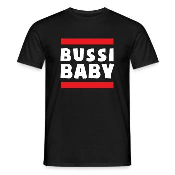 Bussi Baby Party - Männer T-Shirt - Schwarz - Vorne - AI Model Male 178 light (178cm)
