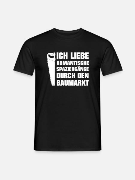 Ich Liebe Romantische Spaziergänge im Baumarkt - Männer T-Shirt - Schwarz