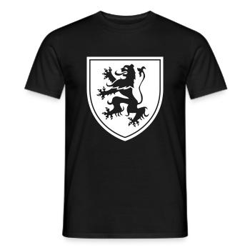 Lion chablais - Men's T-Shirt - black - Front - AI Model Male 178 light (178cm)