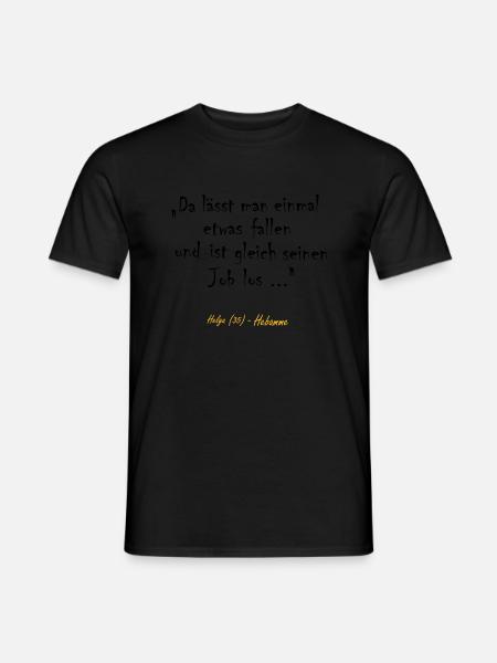 Hebamme Job - Männer T-Shirt - Schwarz