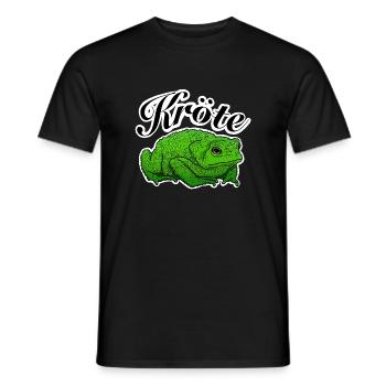 Kröte - Männer T-Shirt - Schwarz - Vorne - AI Model Male 178 light (178cm)