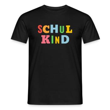 Schule Schulkind Kind Einschulung - Männer T-Shirt - Schwarz - Vorne - AI Model Male 178 light (178cm)