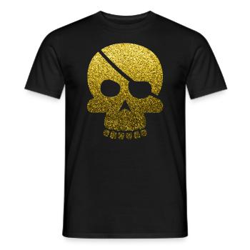 Pirate du crâne - T-shirt homme - noir - Devant - AI Model Male 178 light (178cm)