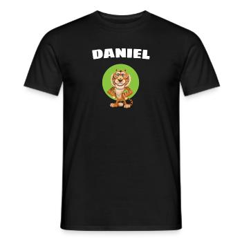 Daniel - Men's T-Shirt - black - Front - AI Model Male 178 light (178cm)